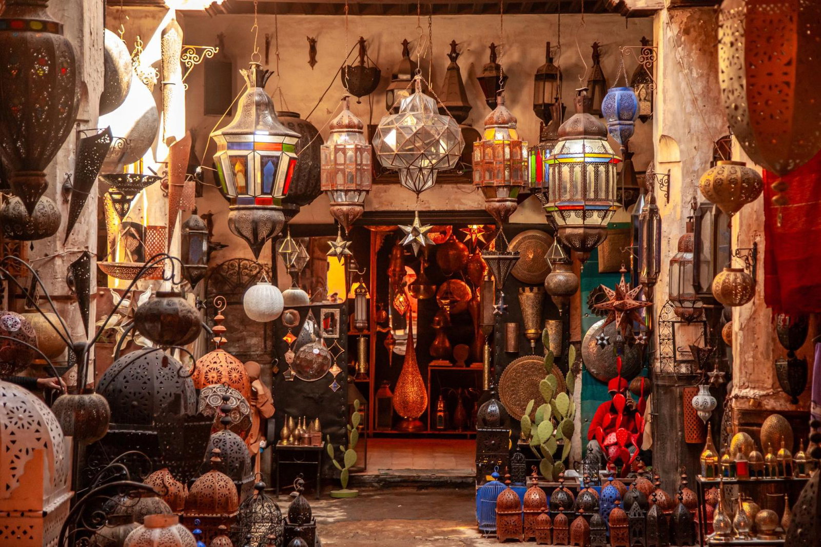 Marrakech's souks are a popular tourist attraction