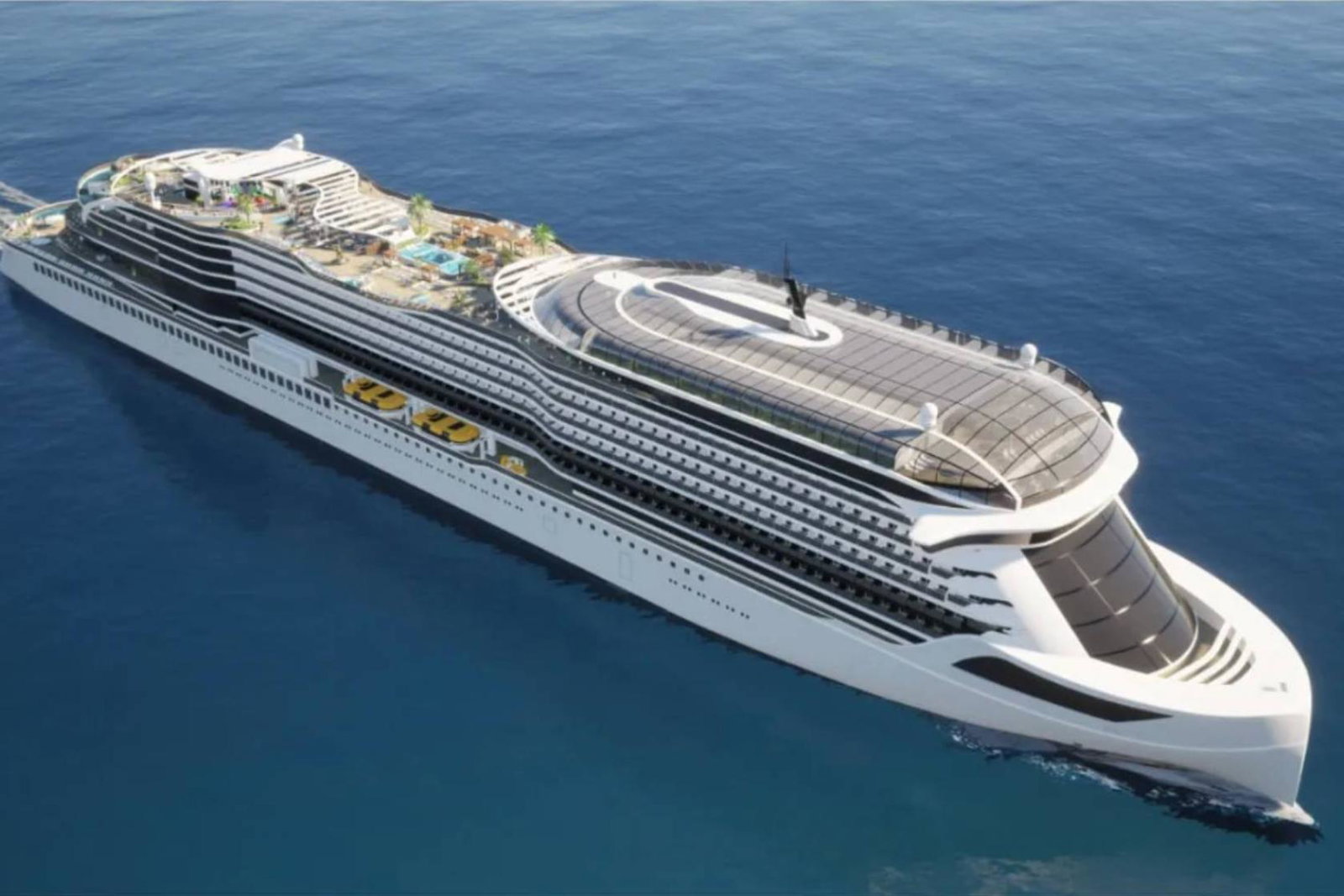 Meyer Werft battery-powered cruise ship concept Project Vision