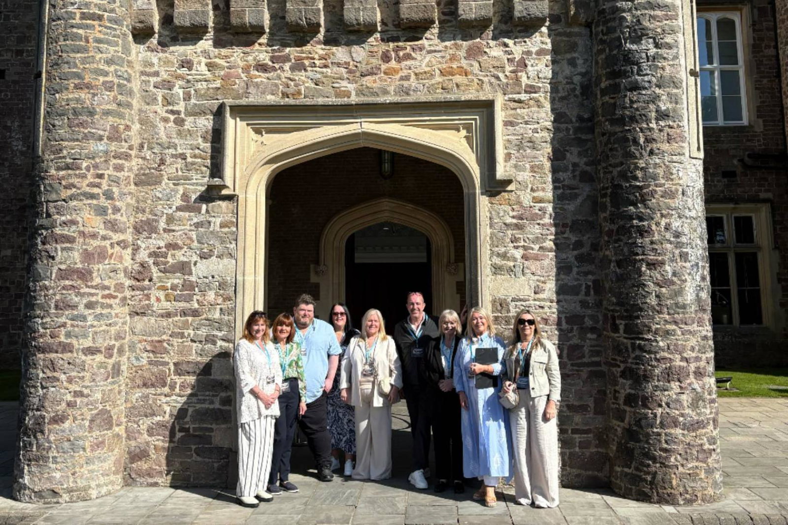Sam Smith Travel team at event in Hensol Castle, Wales