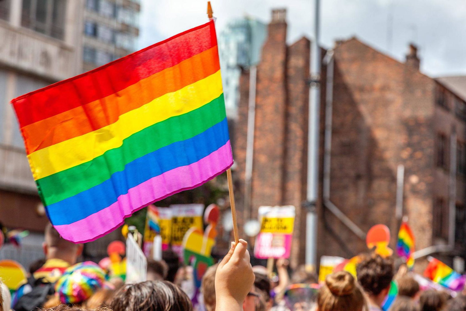Rainbow pride flag