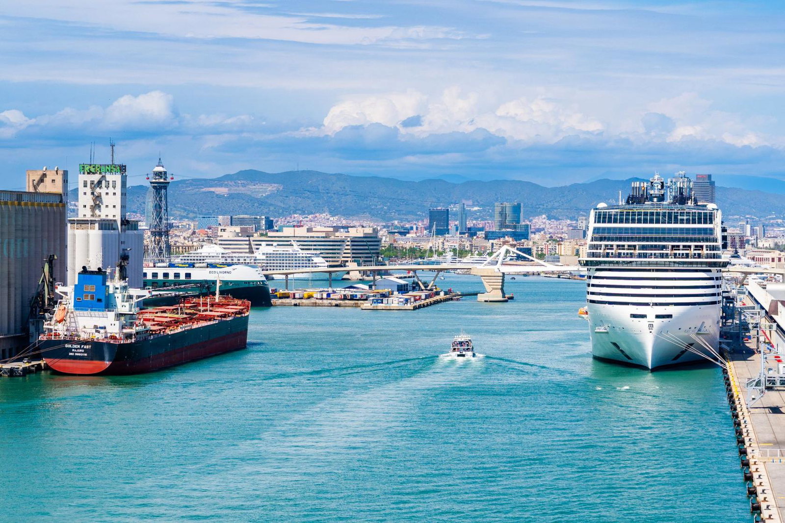 Barcelona's cruise port