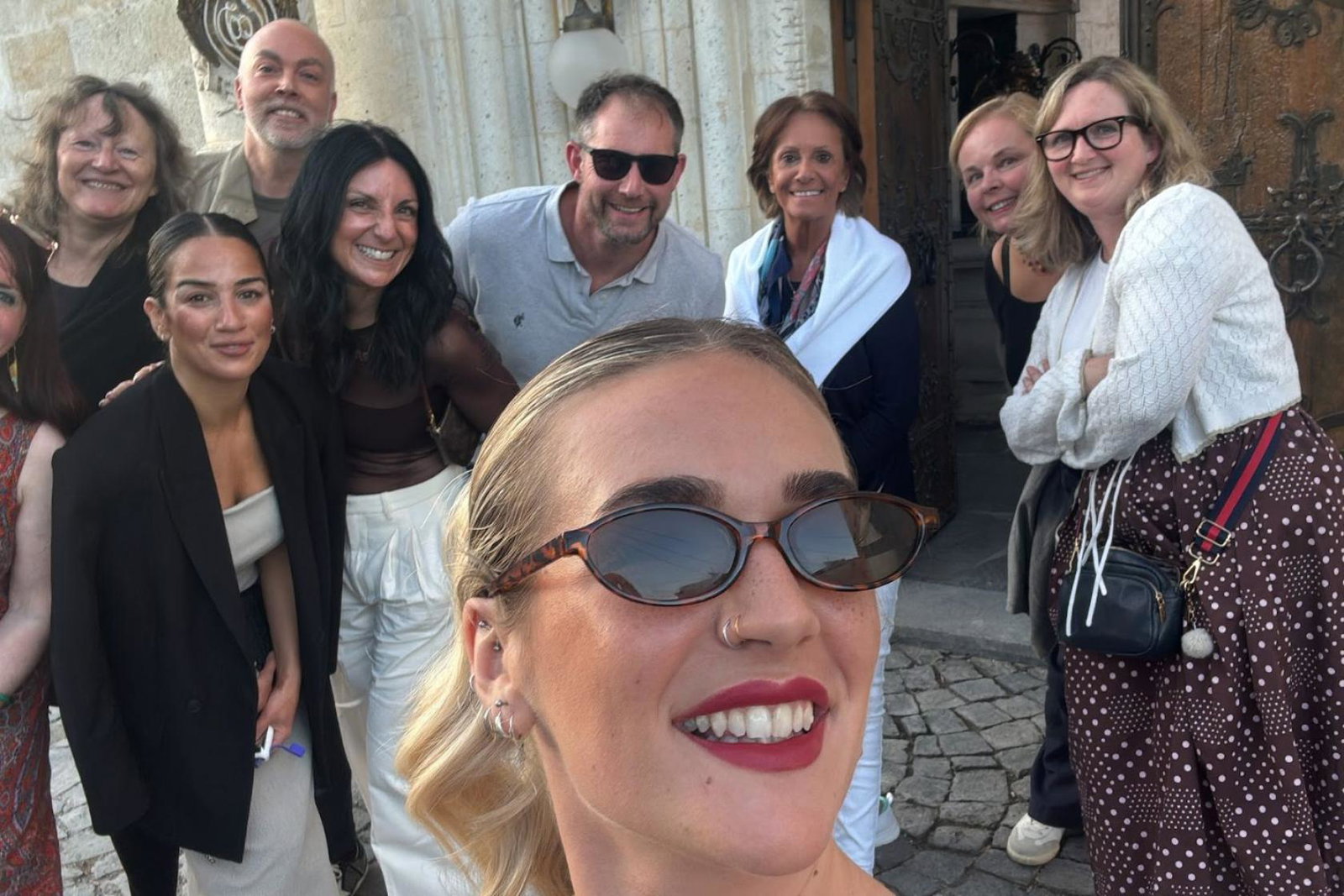 Group of people smiling 
