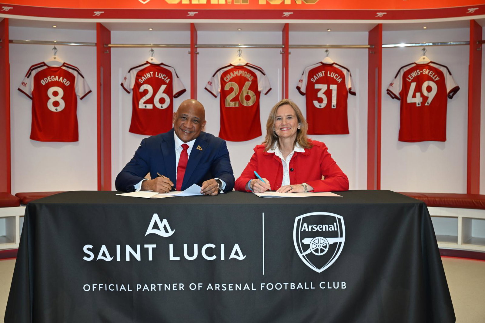 St Lucia and Arsenal