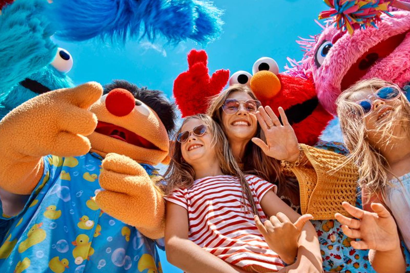 Seasame Street characters at Beaches Resorts