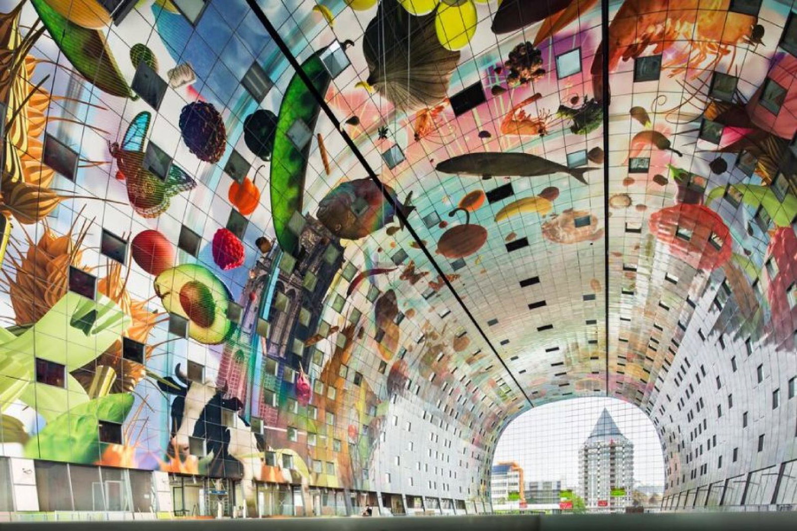 Rotterdam's Markthal food market