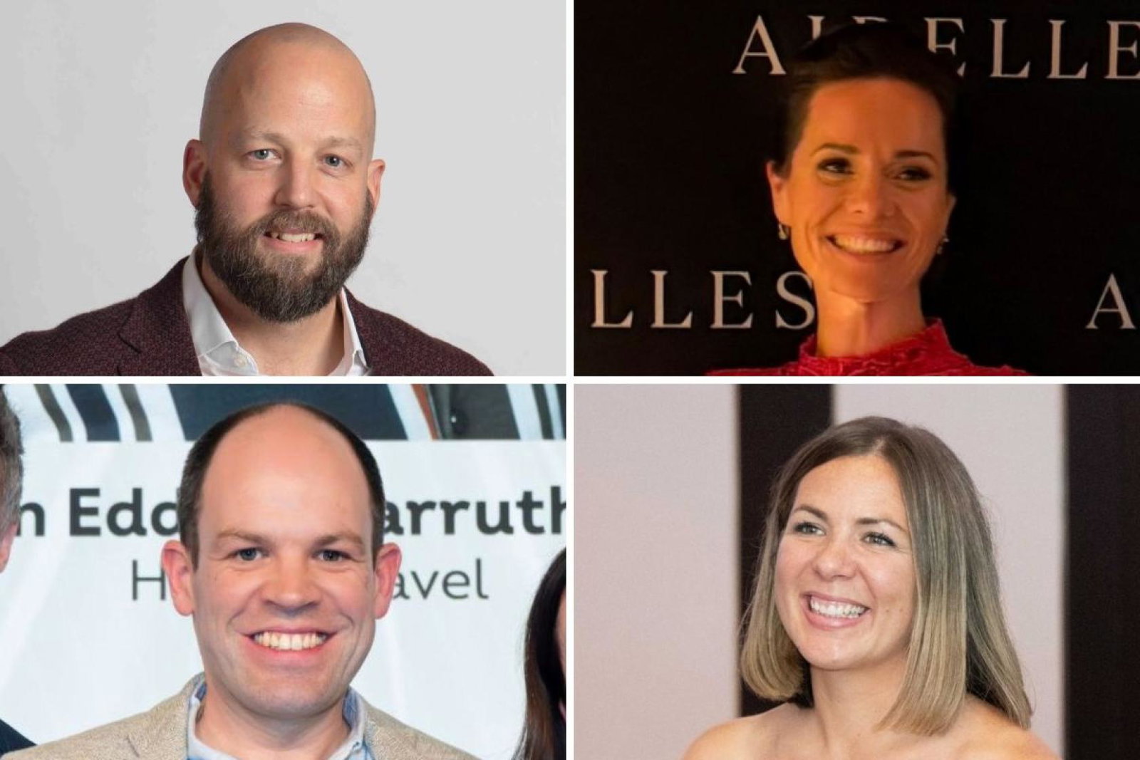 Clockwise from top-left Duncan Greenfield-Turk, Sarah Ives, Hannah Porter and Ben Eddon-Carruthers