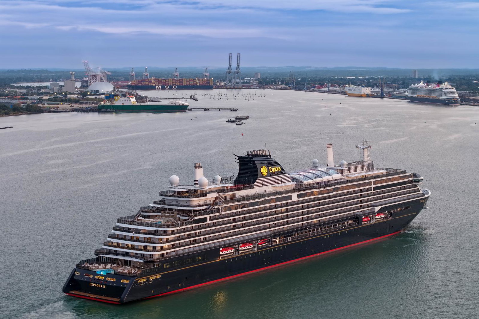 EXPLORA III in Southampton Port 