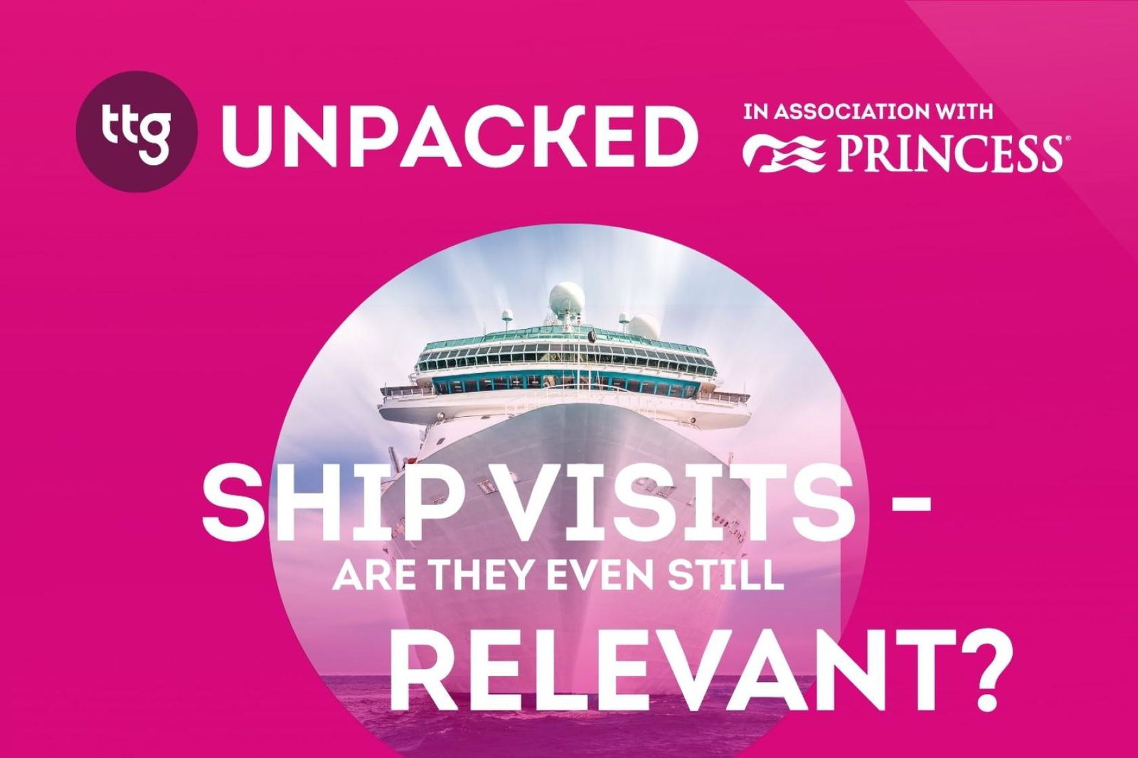 Podcast image asking if ship visits are still relevant?