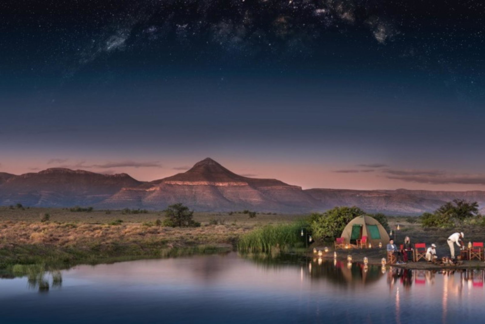 fly camping adventure at Samara Karoo Reserve