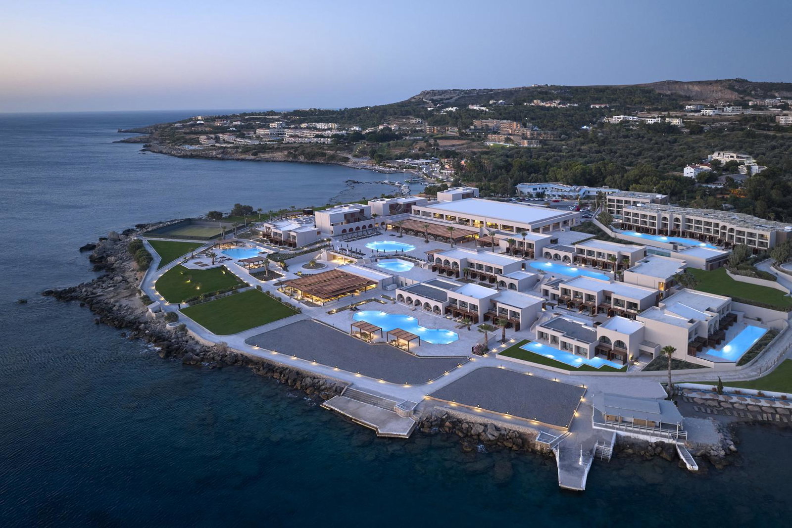 A view of Ella Elissa from above  