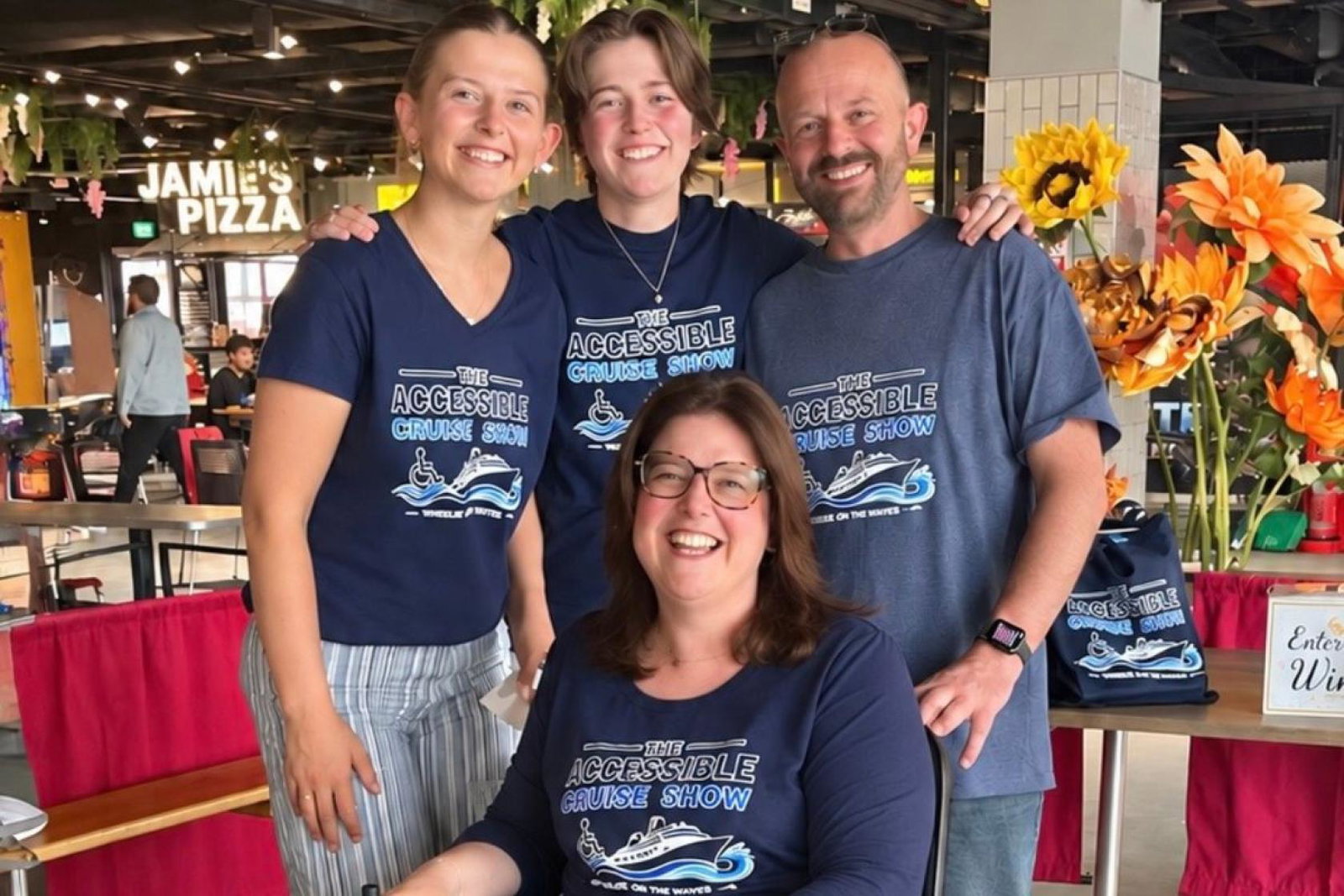 Deanne Moses-Wright with her family