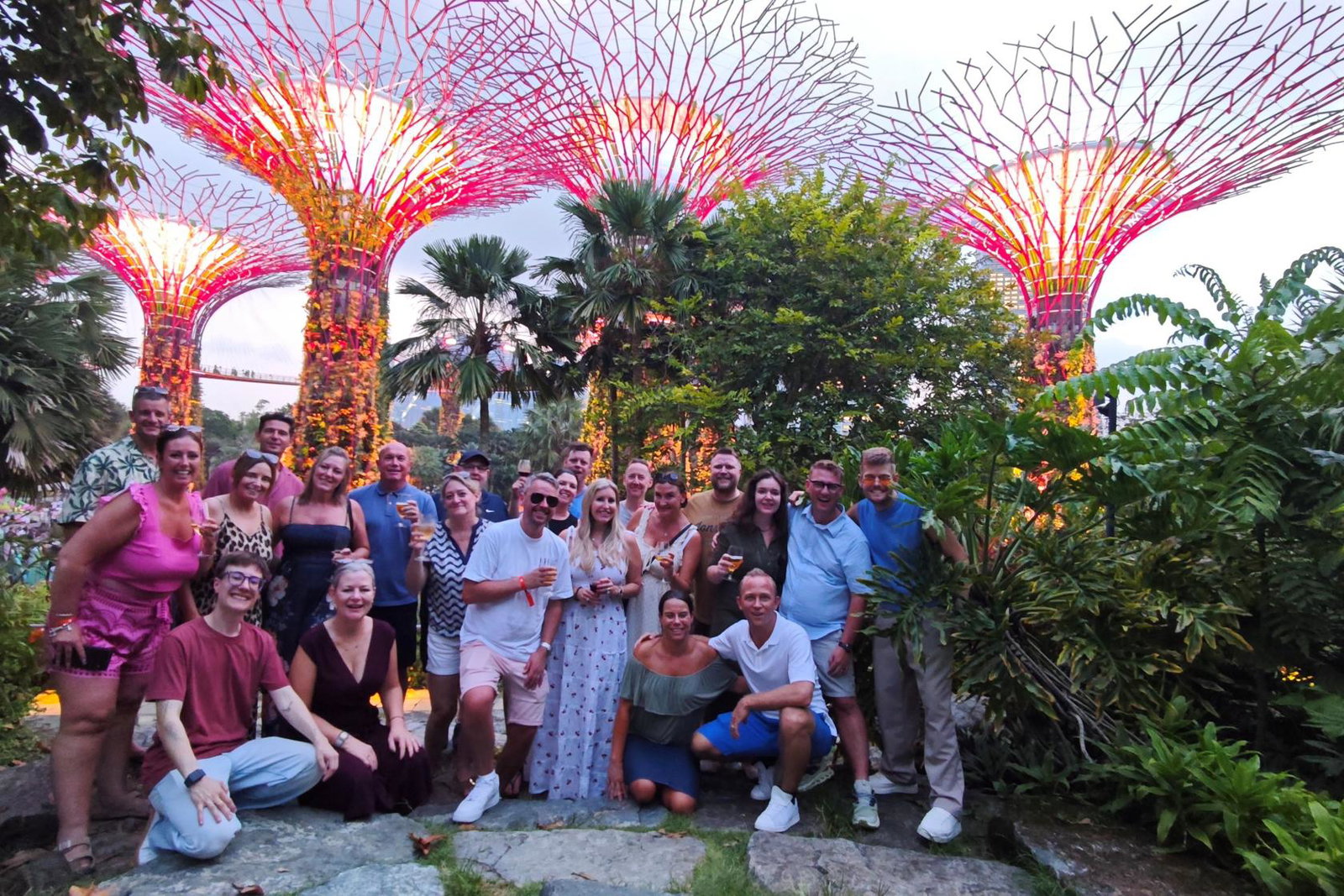 Travel Counsellors pictured at Gardens by the Bay