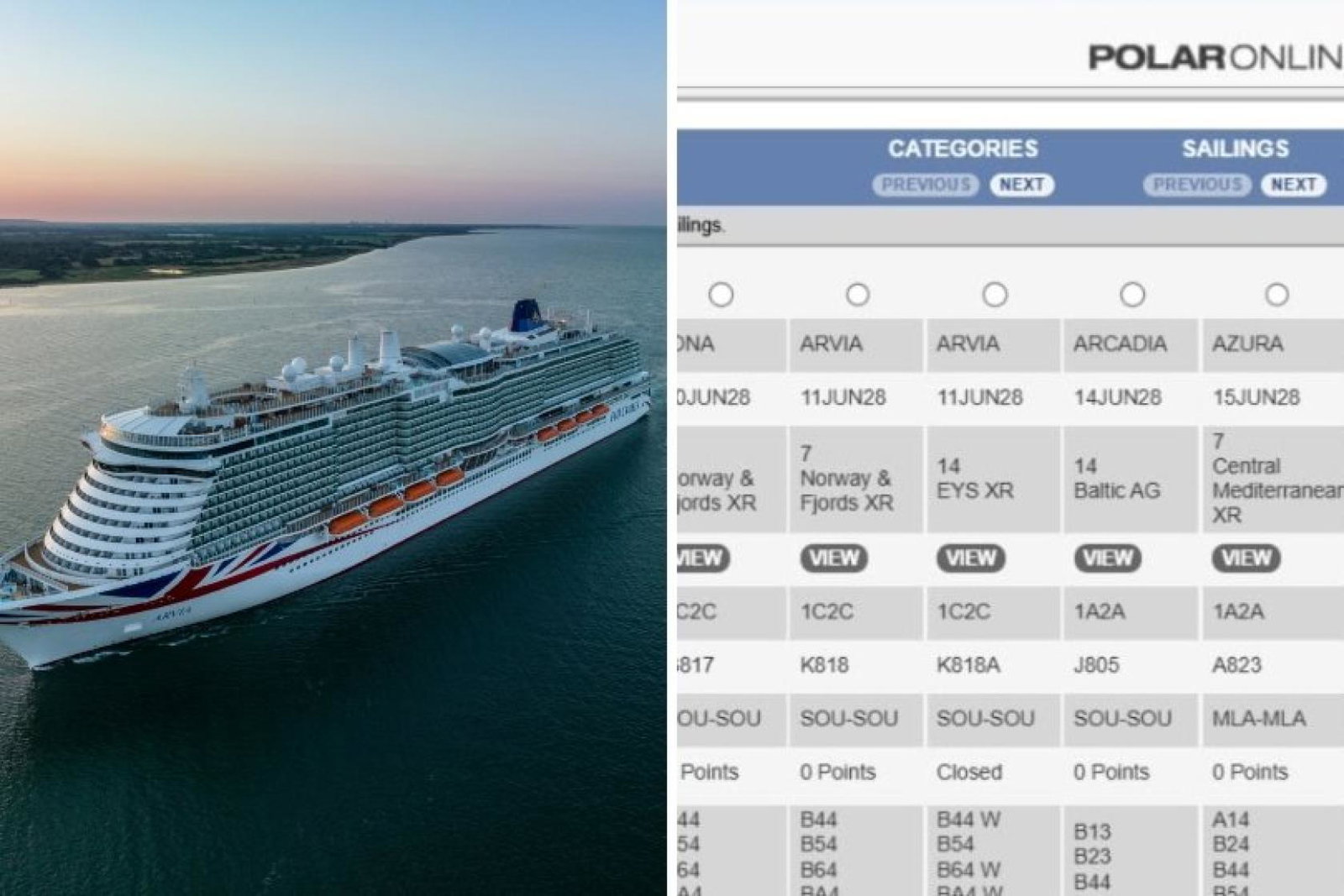 P&O Cruises appears to rule out revamping 'antiquated' Polar booking ...