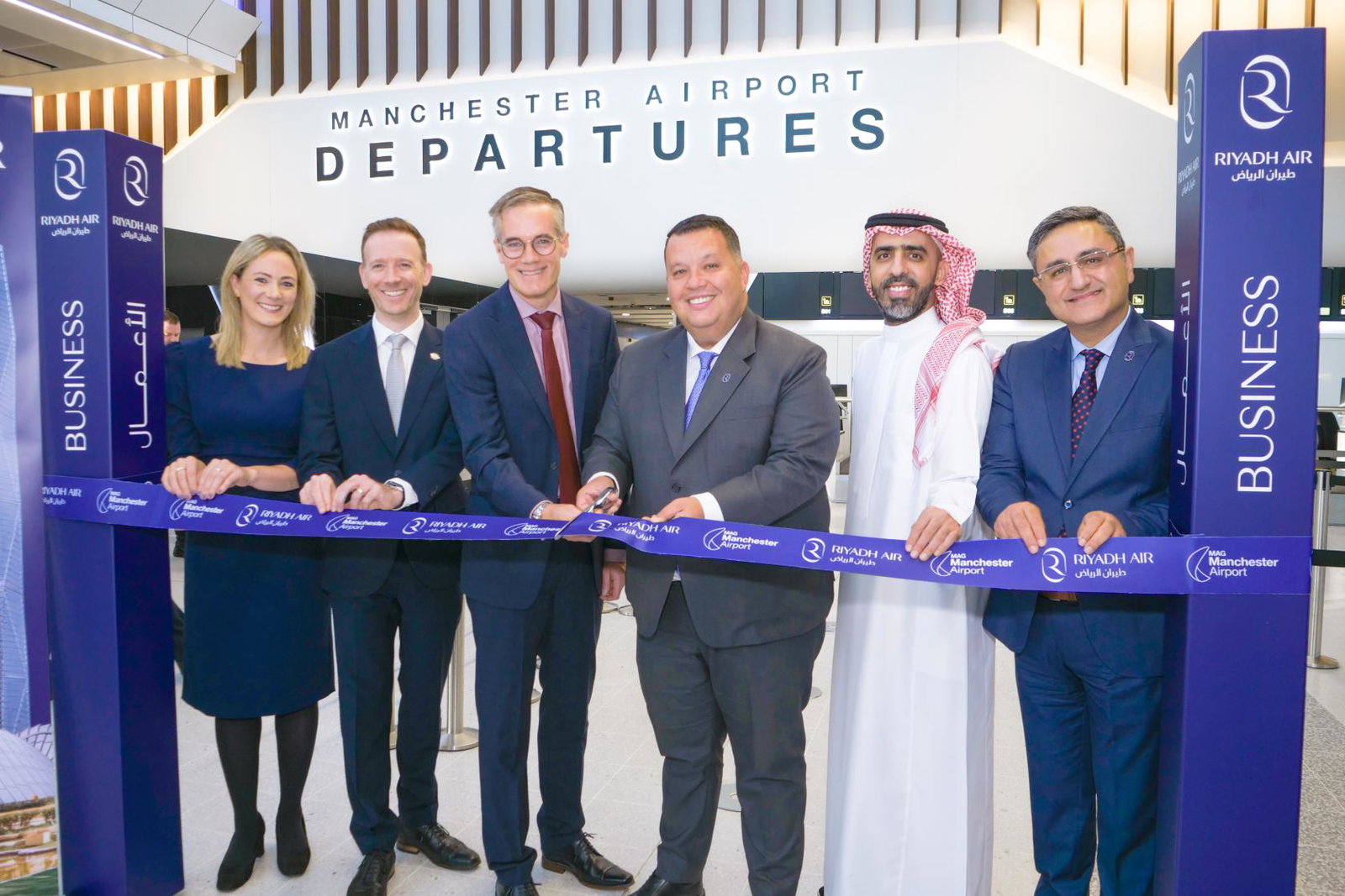 The inaugural flight from Manchester departed on 17 September 