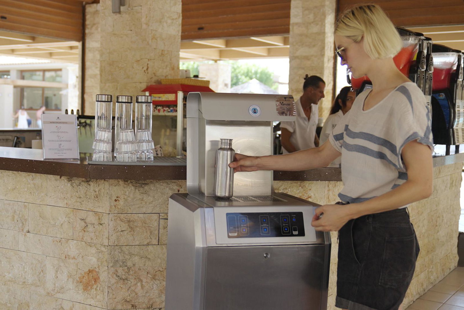 Tui has installed more water dispensers across its properties
