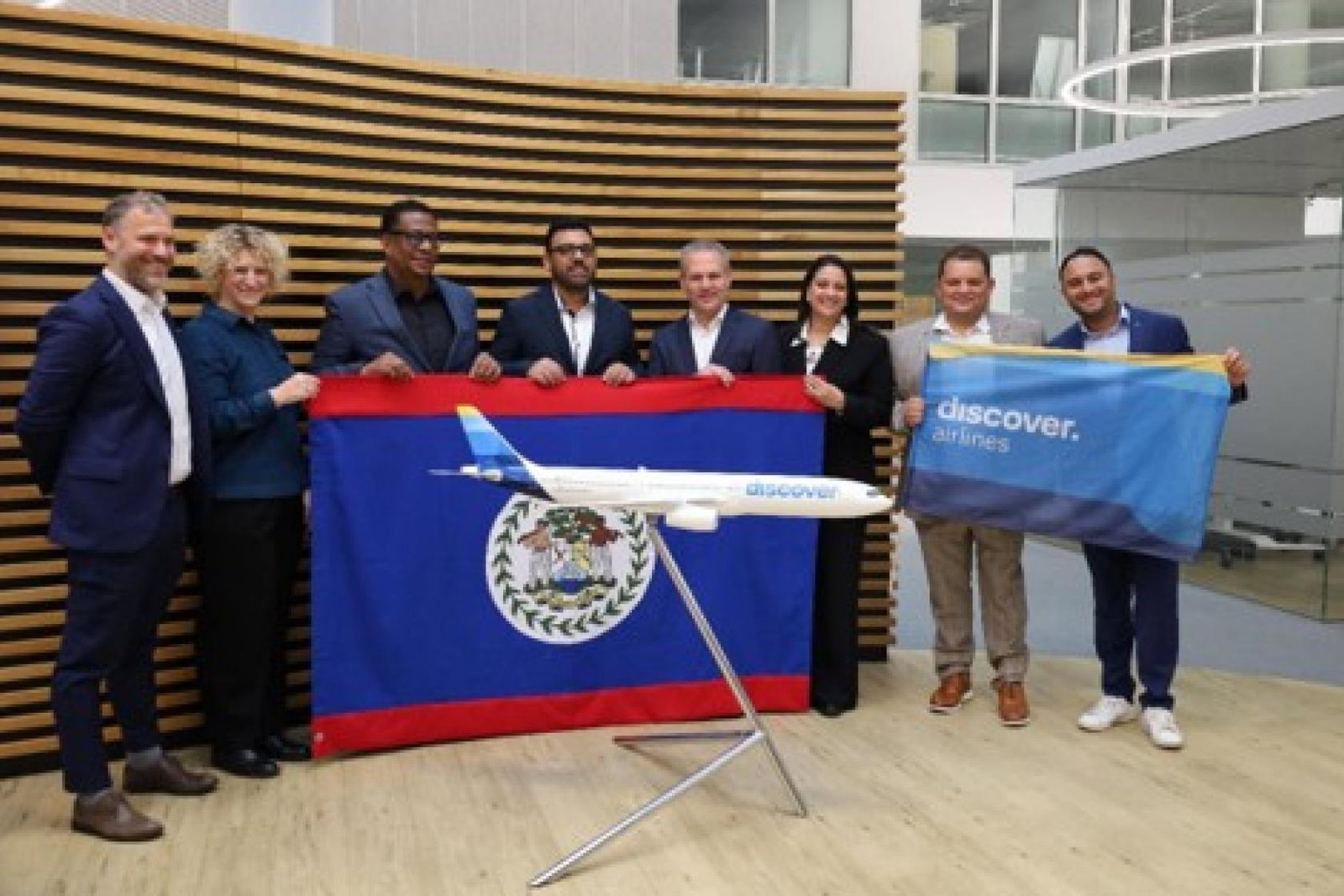 Belize Tourism Board and Discover Airlines at Discover Airlines HQ 