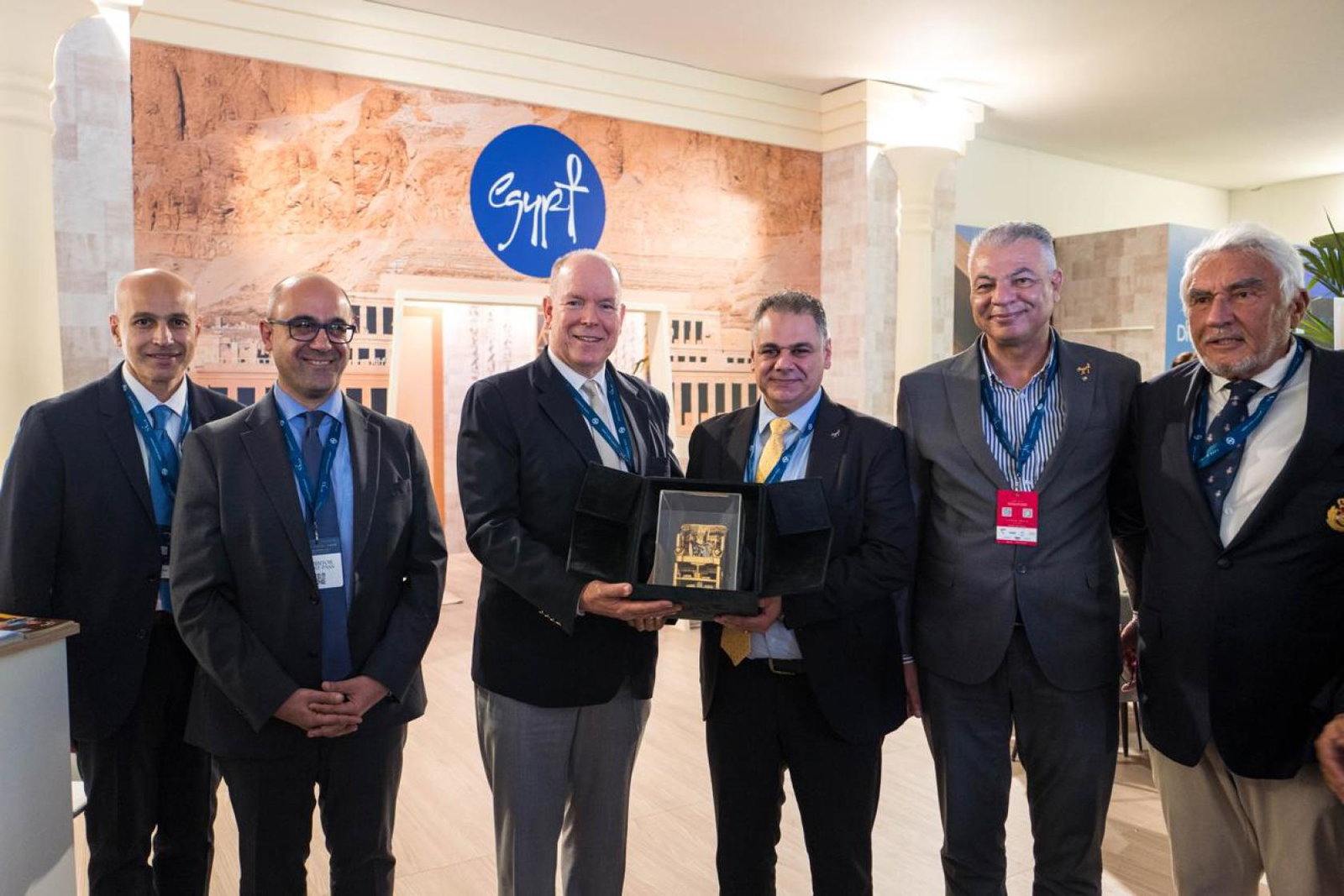 Dr. Ahmed Youssef, CEO of the Egyptian Tourism Authority, at the Monaco Yacht Show