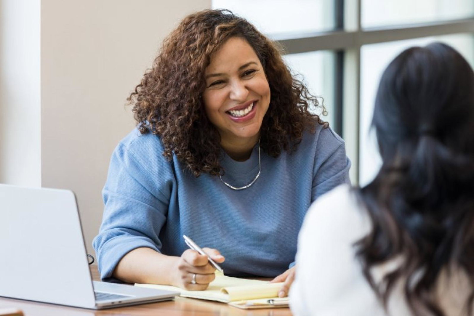 An employer conducts an interview