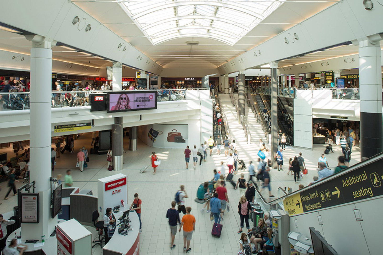 Shopping in places such as Gatwick's South Terminal will be a different experience from January