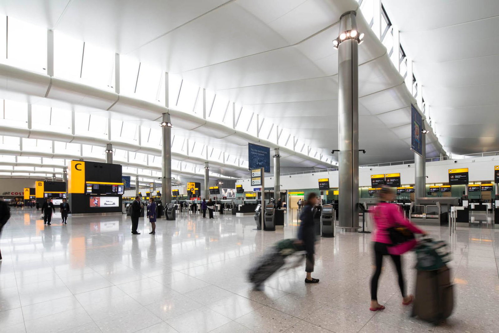 Heathrow Terminal 2 check-in