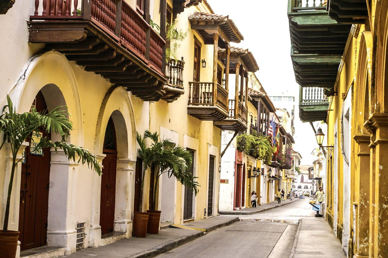The route flights to Colombia's capital Bogota