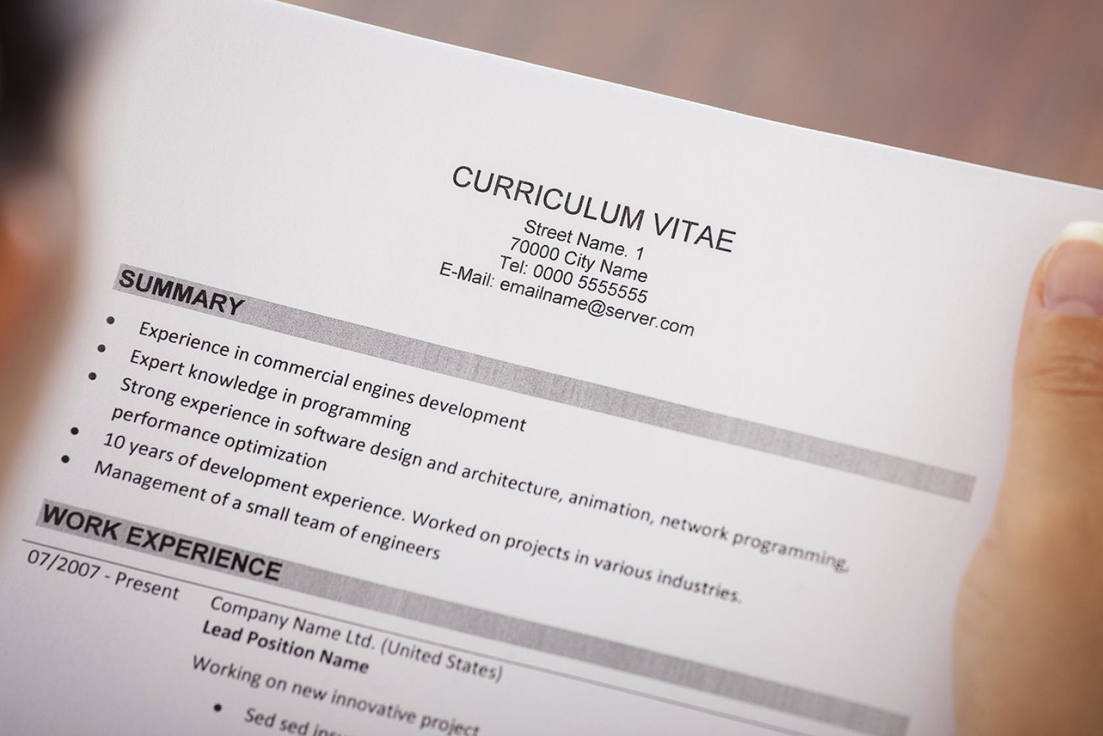 CV (stock)