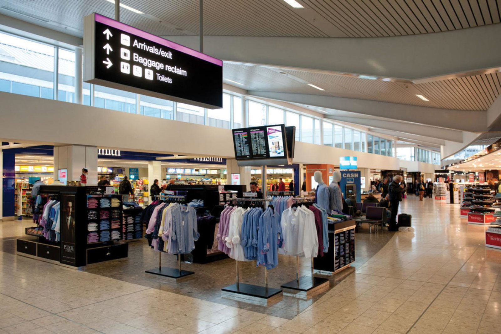 Edinburgh airport - shopping