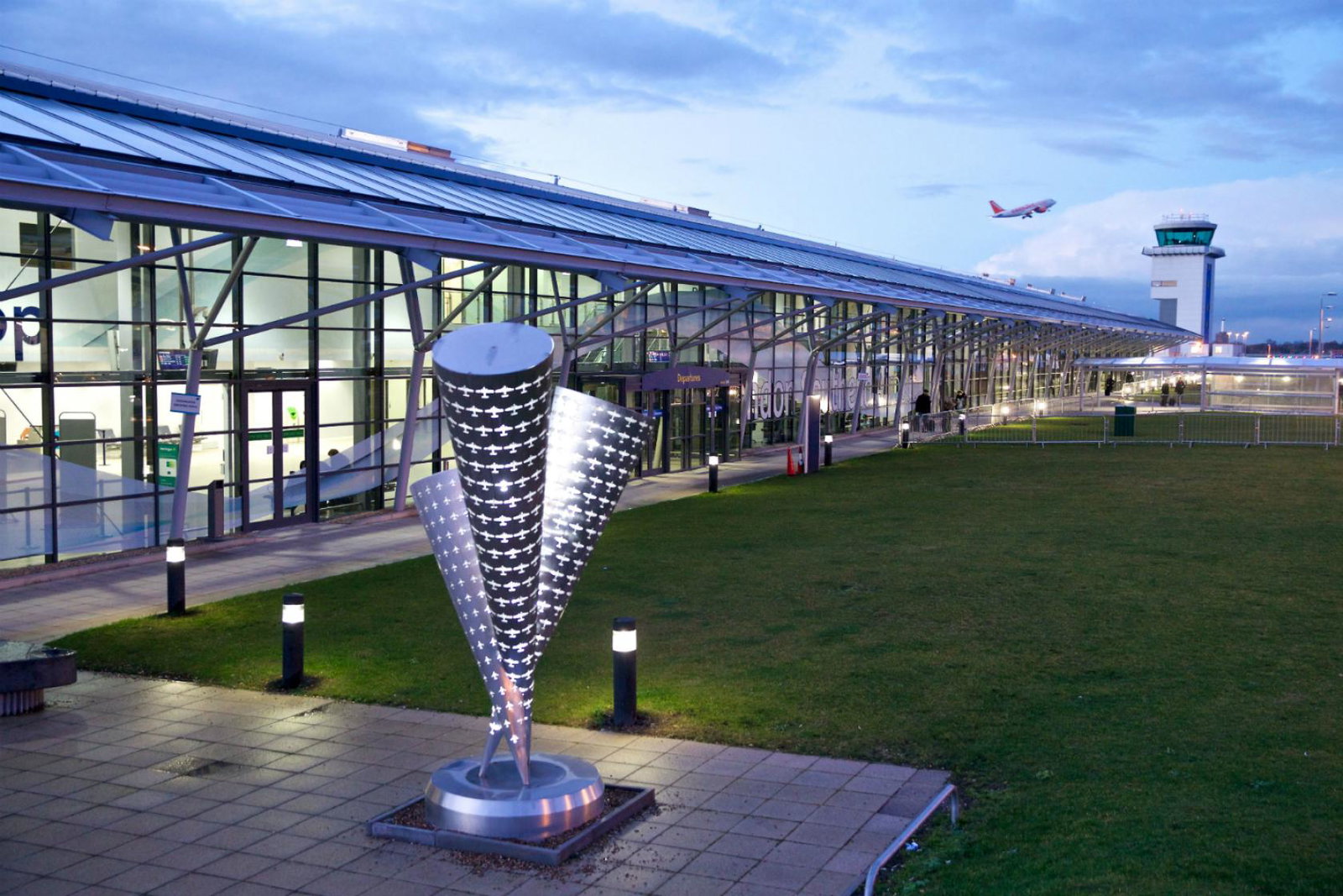 Southend airport in Essex is an hour from London by train