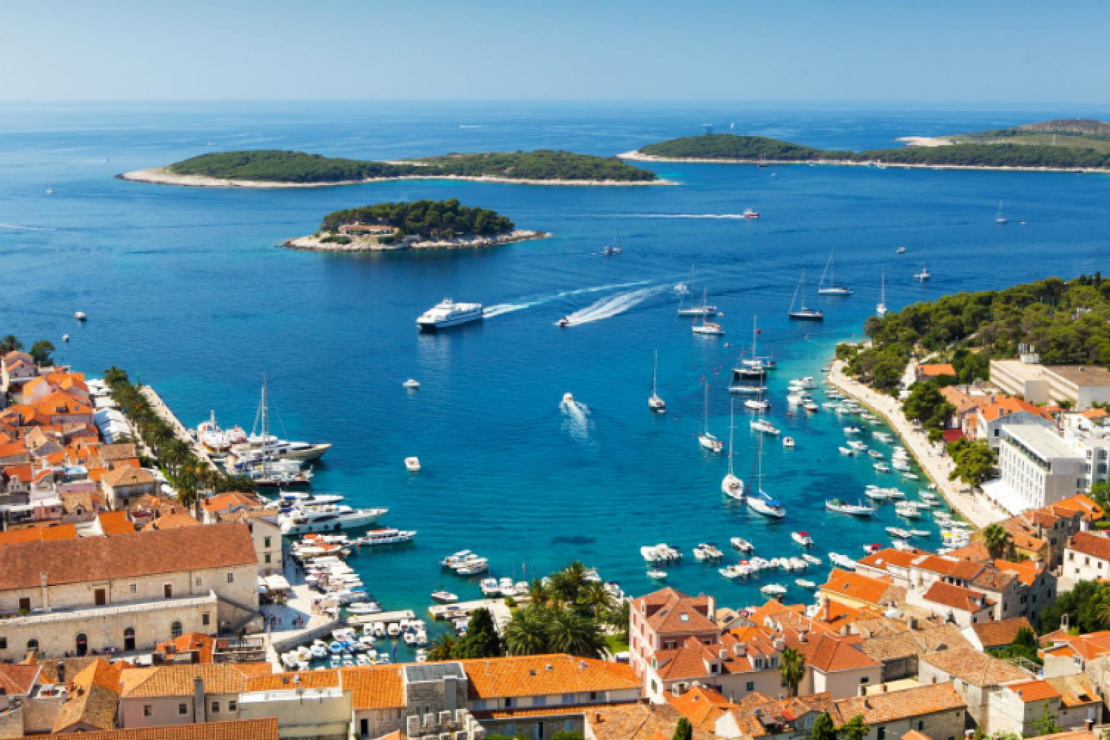 Croatia (Pictured: Hvar) is set to vaccinate frontline tourism workers