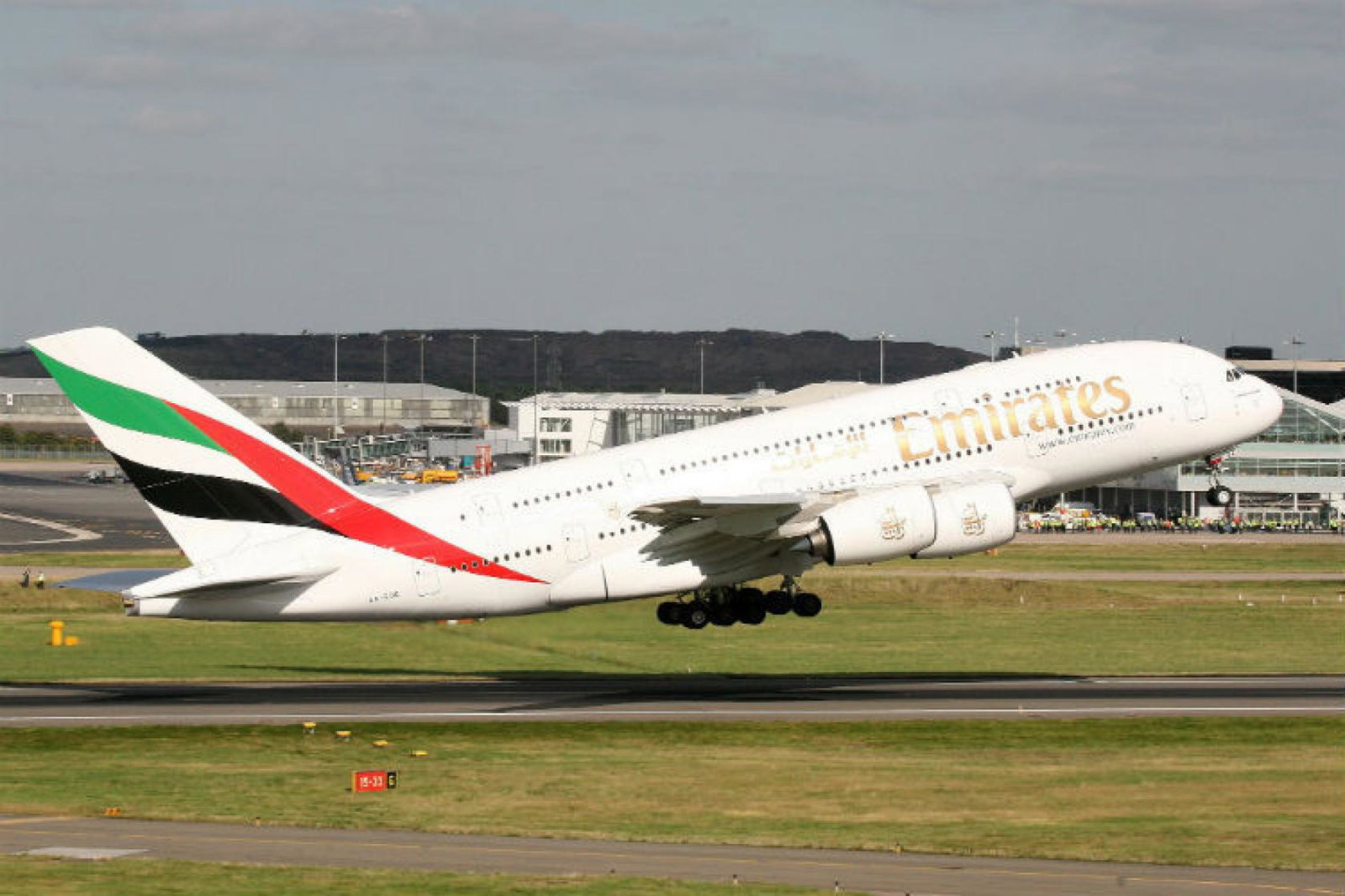 Emirates, A380, Birmingham