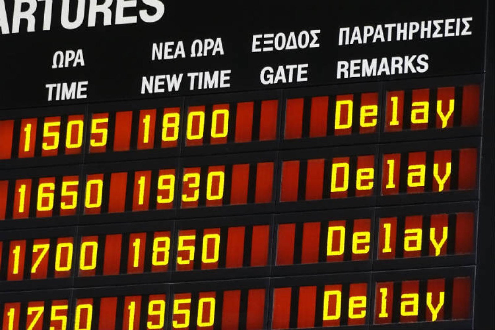 Greece, flight delay, strike