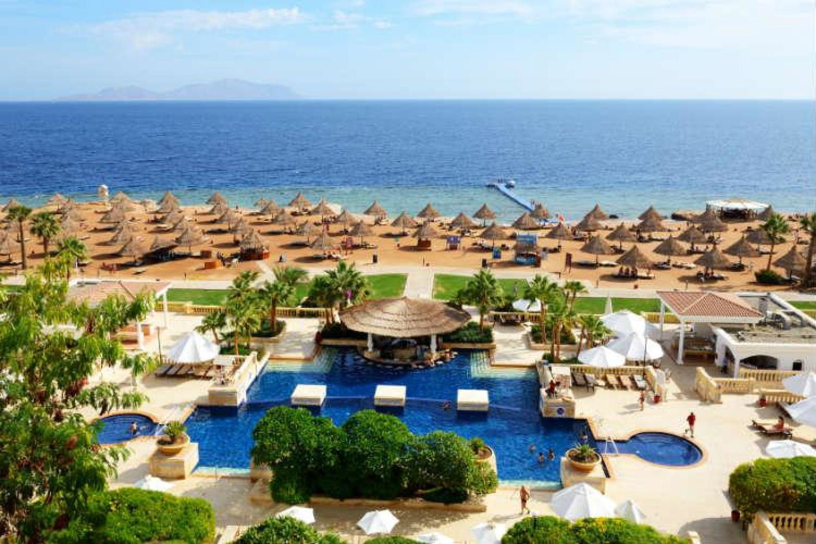 Sharm el Sheikh, Egypt - November 30, 2012: The tourists are on vacation at popular hotel. Up to 12
