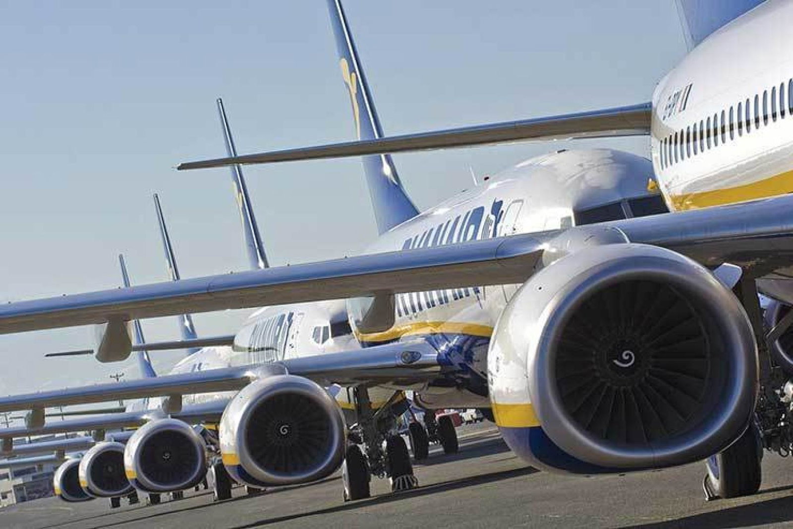 Ryanair's fleet has been mostly parked during the pandemic
