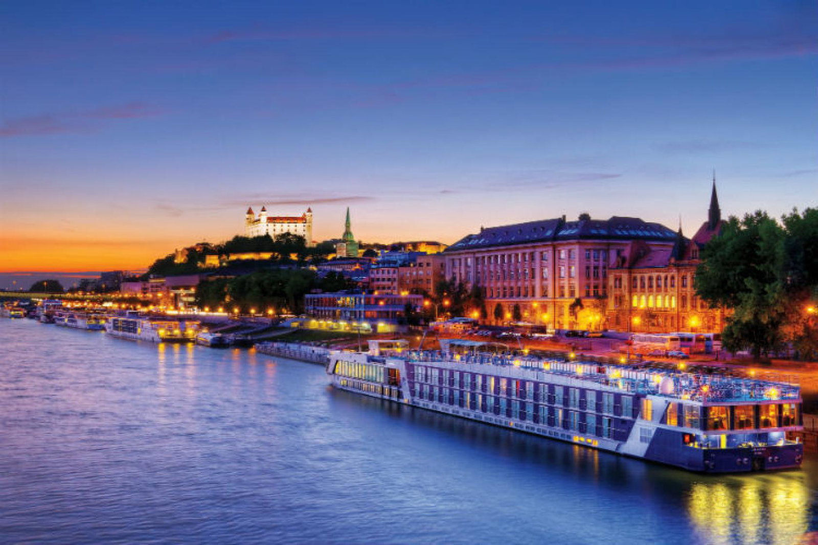 AmaLyra pictured in Bratislava, a port of call on the Danube