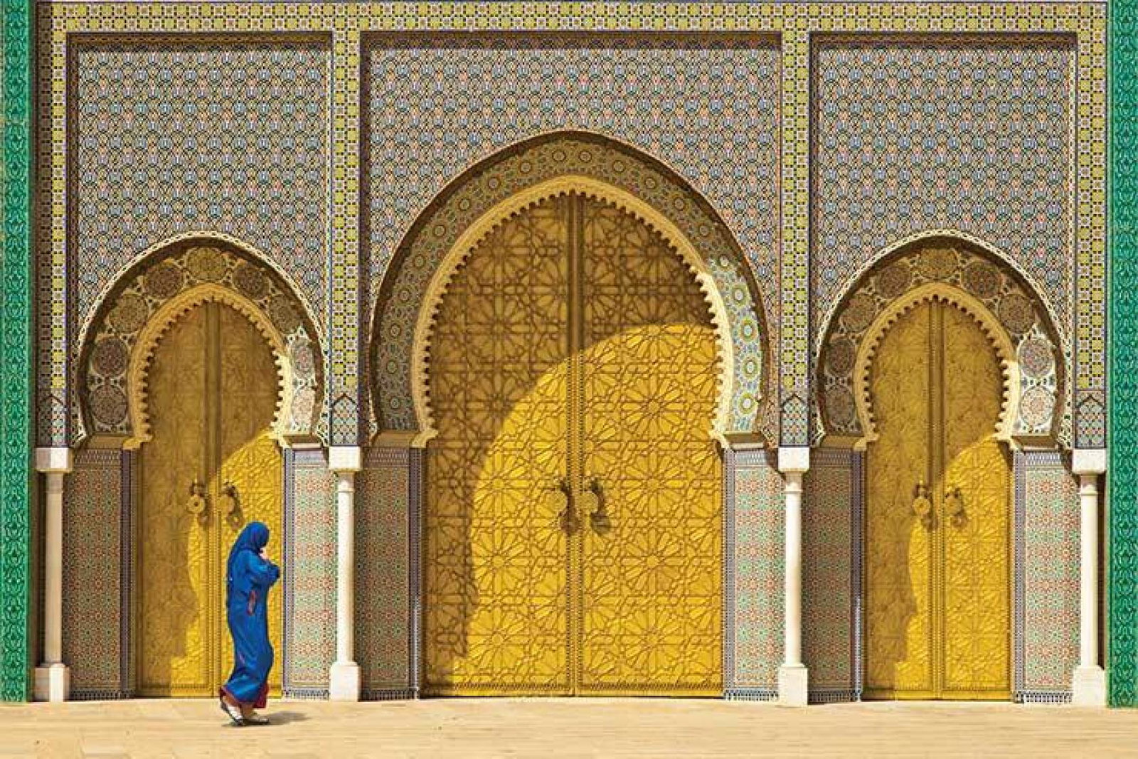 Fez, Morocco ornate doors