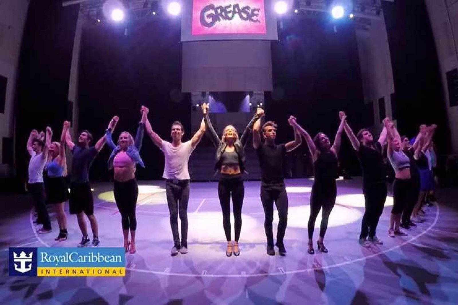 Royal Caribbean Grease curtain call