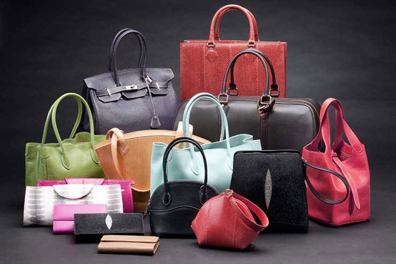 Designer leather handbags. Credit: iStock