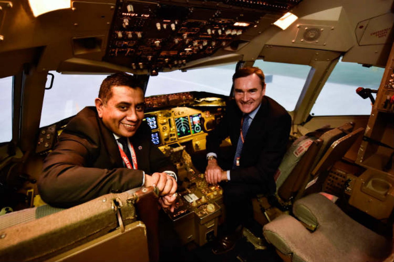 L2R - Lord Ahmad Aviation Minister and Phil Ward Managing Director of Jet2.jpg