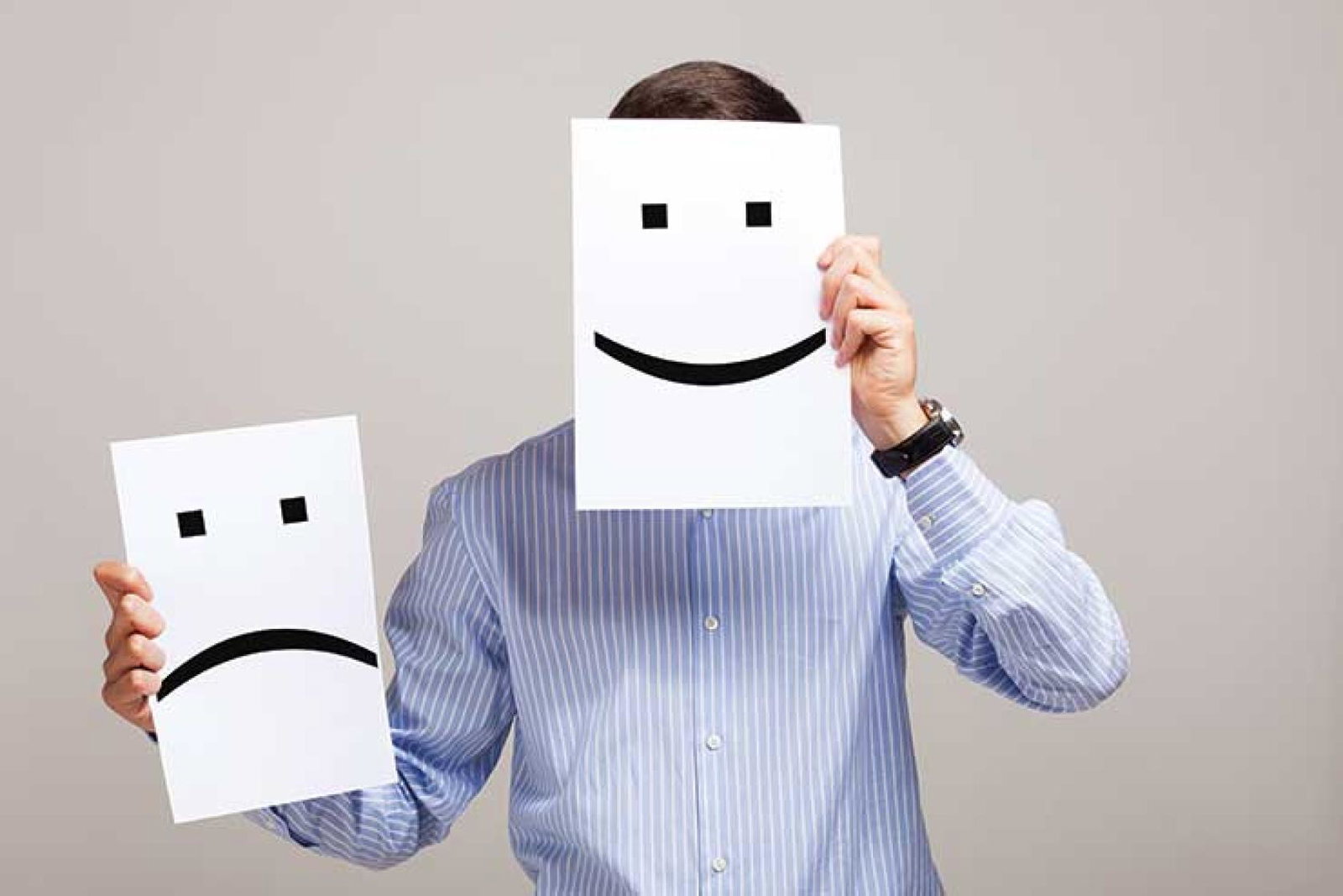Happy Sad faces iStock-465052026