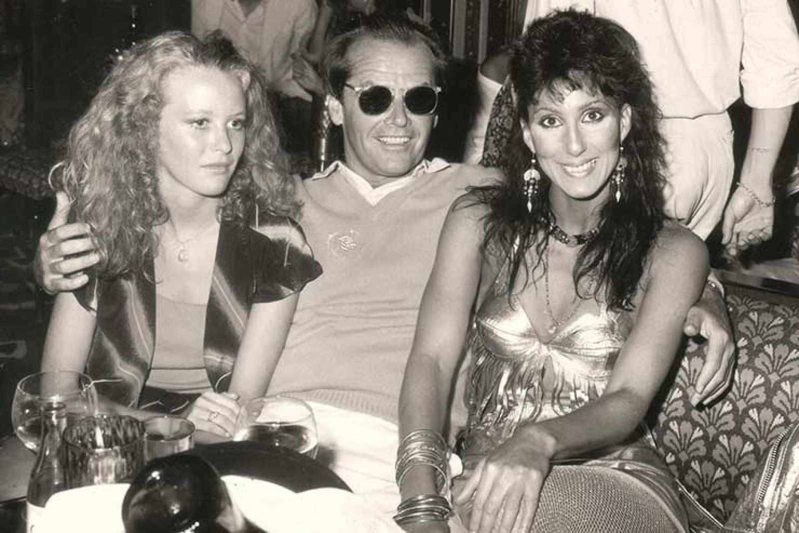 Jack Nicholson & Cher at Byblos, St Tropez