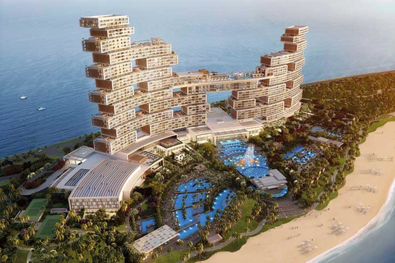 Atlantis architecture by KPF Associates