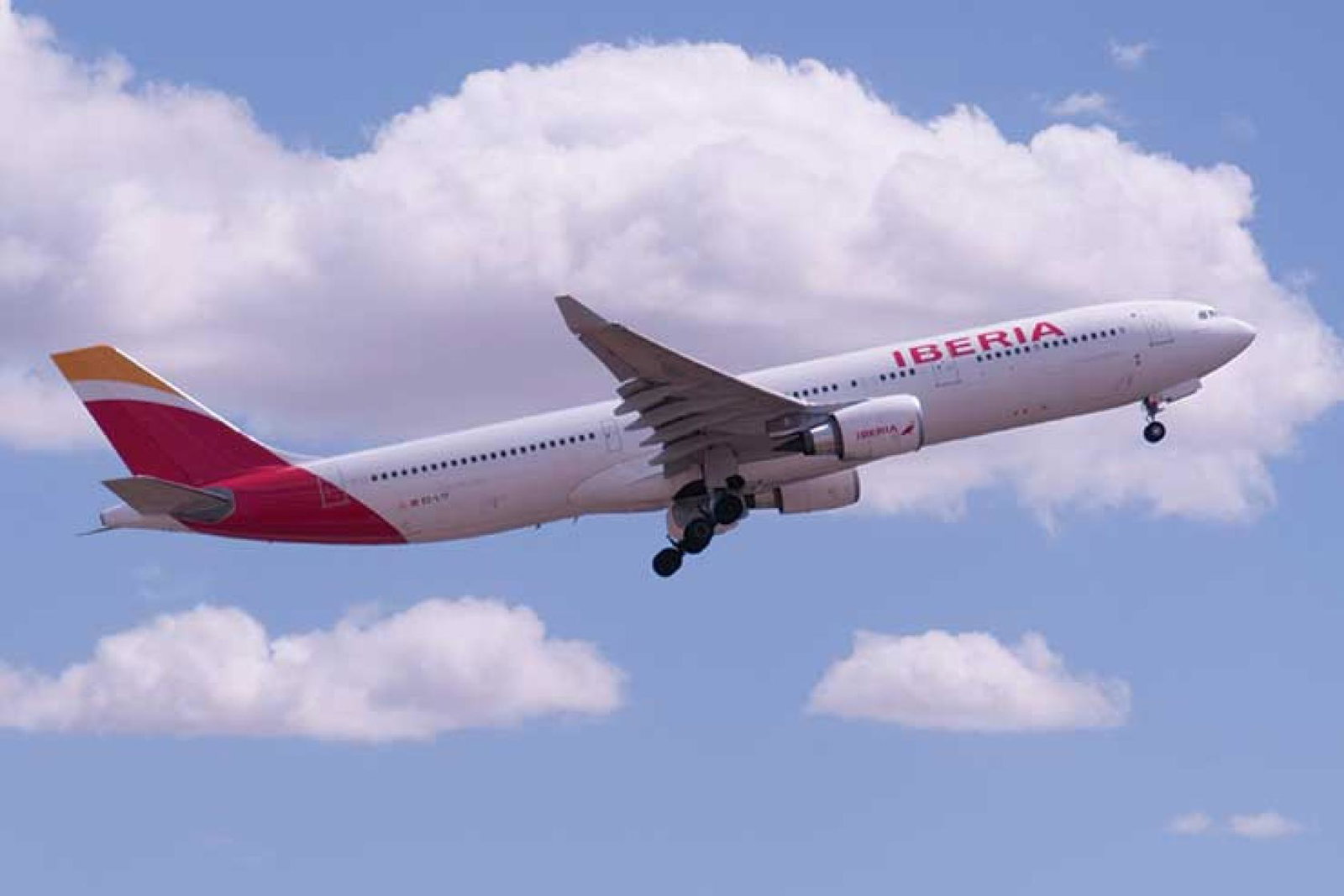 Iberia in flight