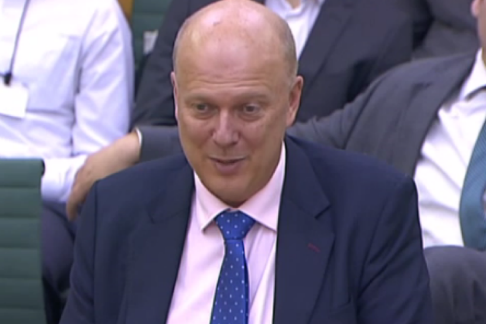 Former transport minister Chris Grayling