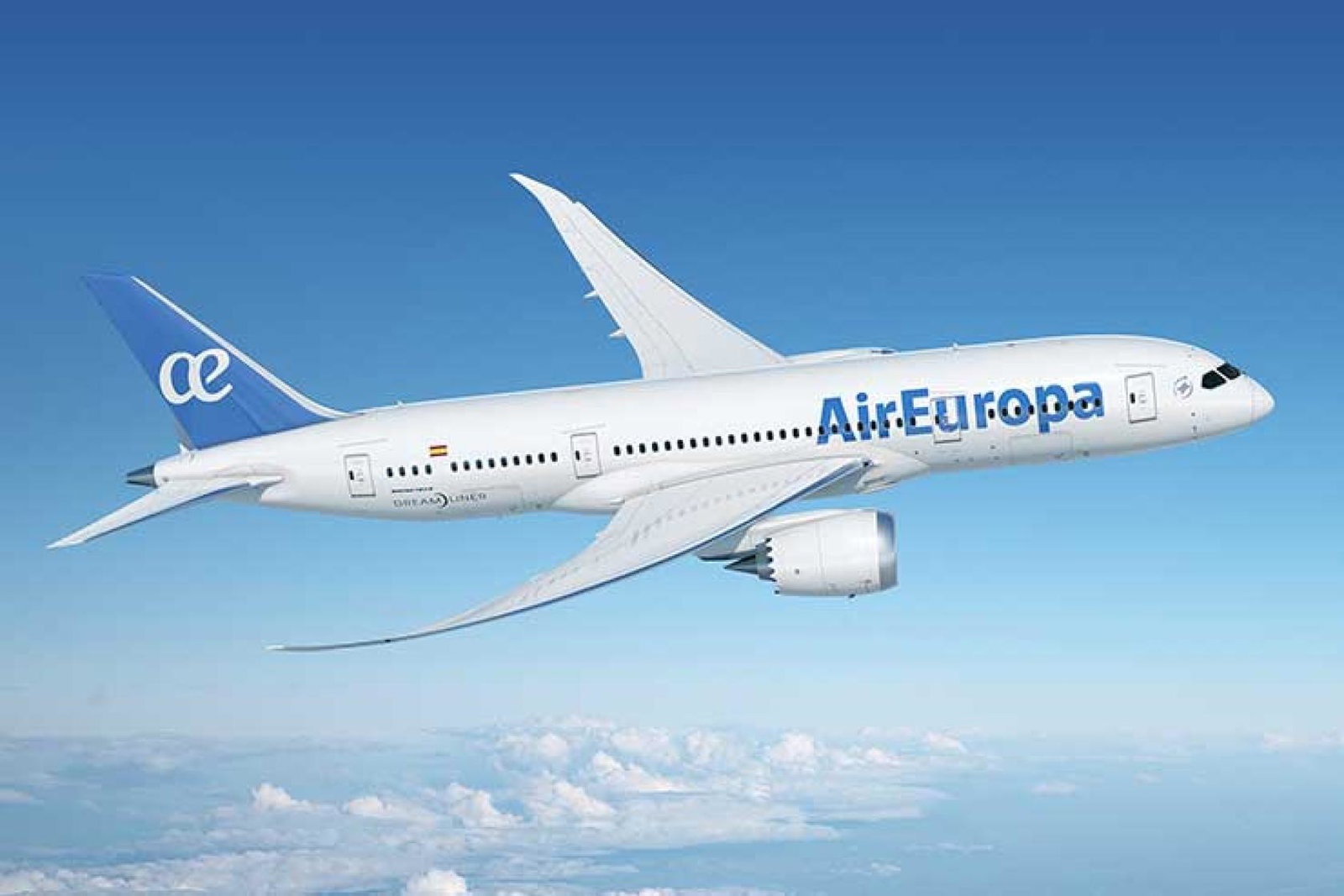 Dreamliner Air Europa aloft