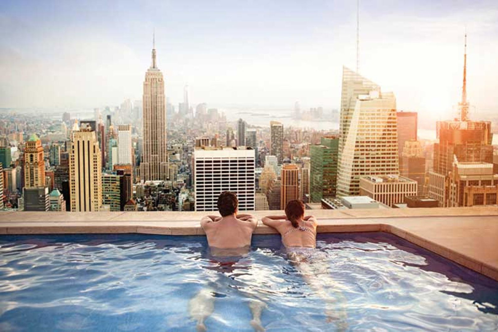 Rooftop infinity pool