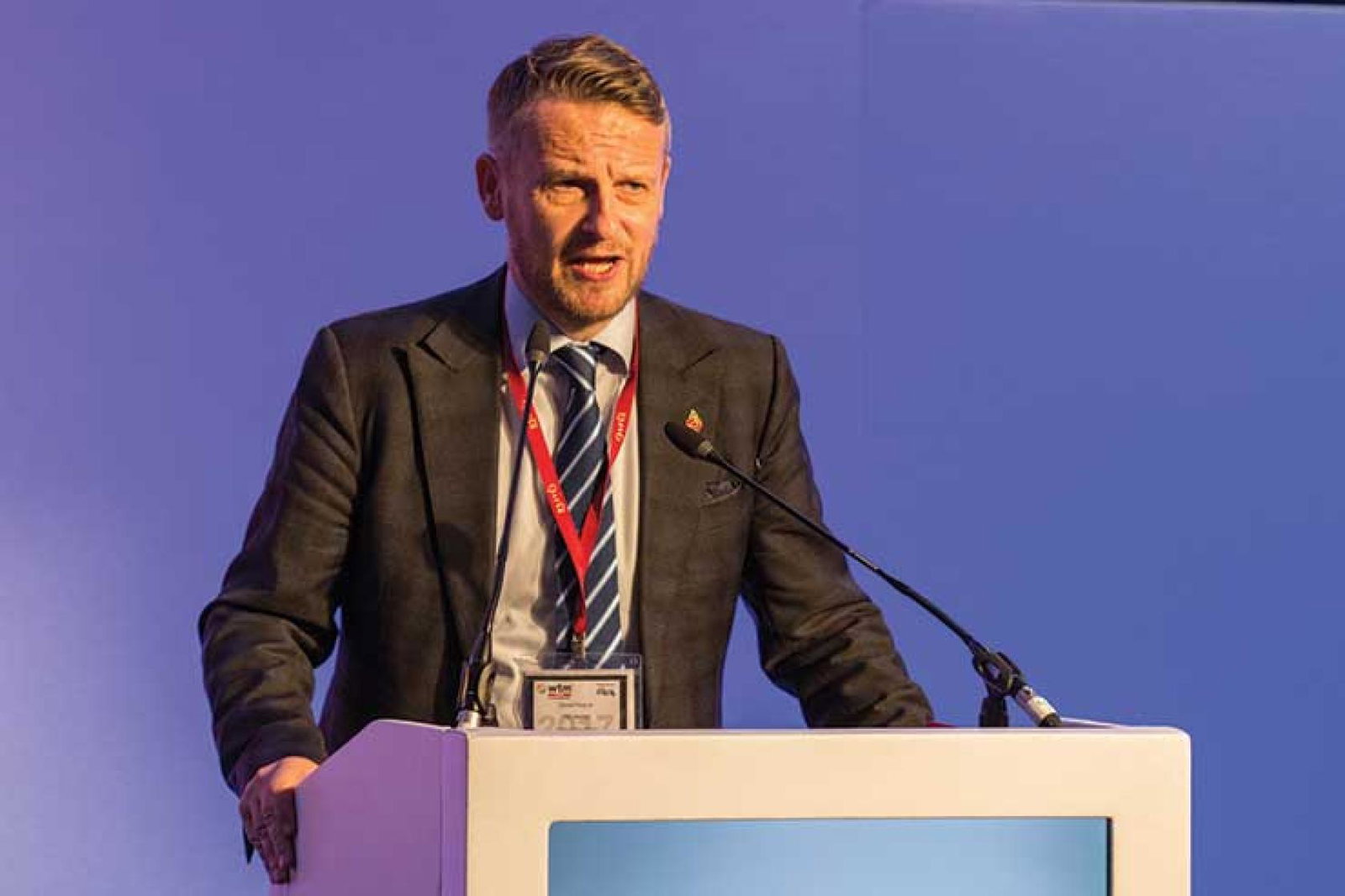 Daniel Pearce speaking at the TTL Conference at WTM London 2017