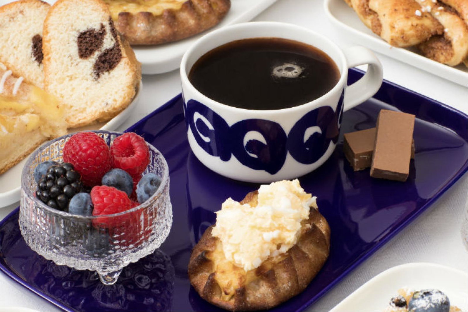 Finnair New Business Class Coffee Serving