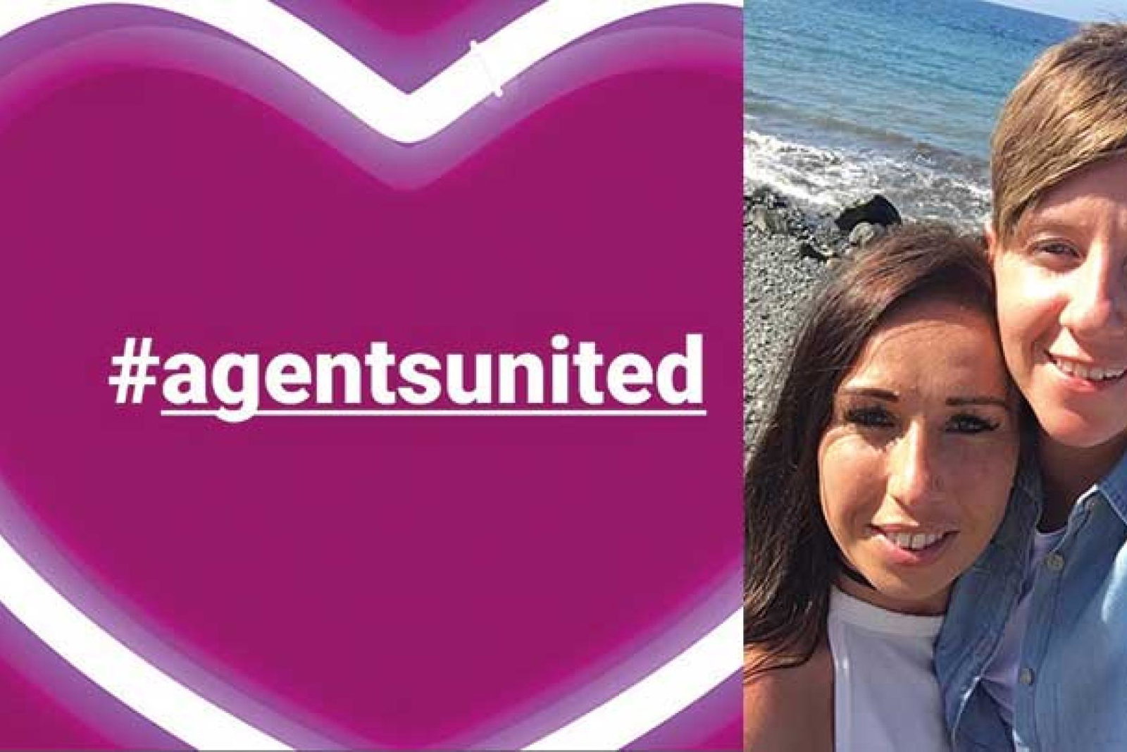 Cassie Hayes her partner Laura Williams #AgentsUnited