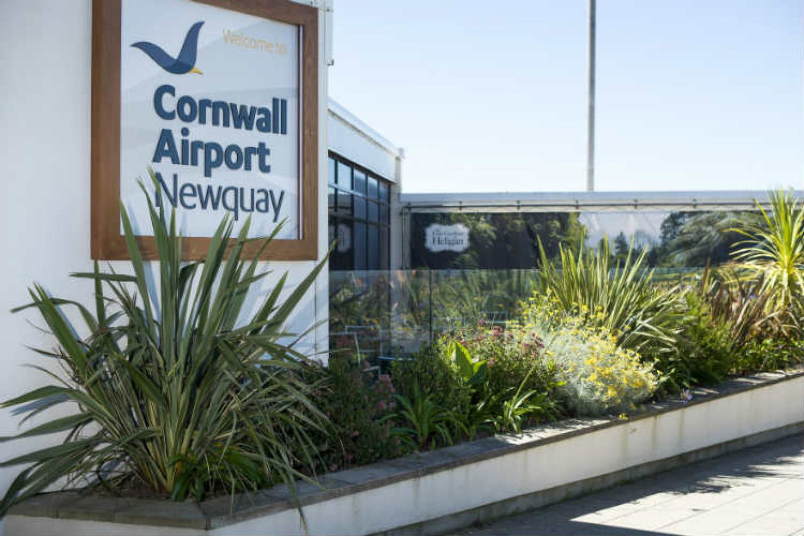 Cornwall airport terminal at Newquay