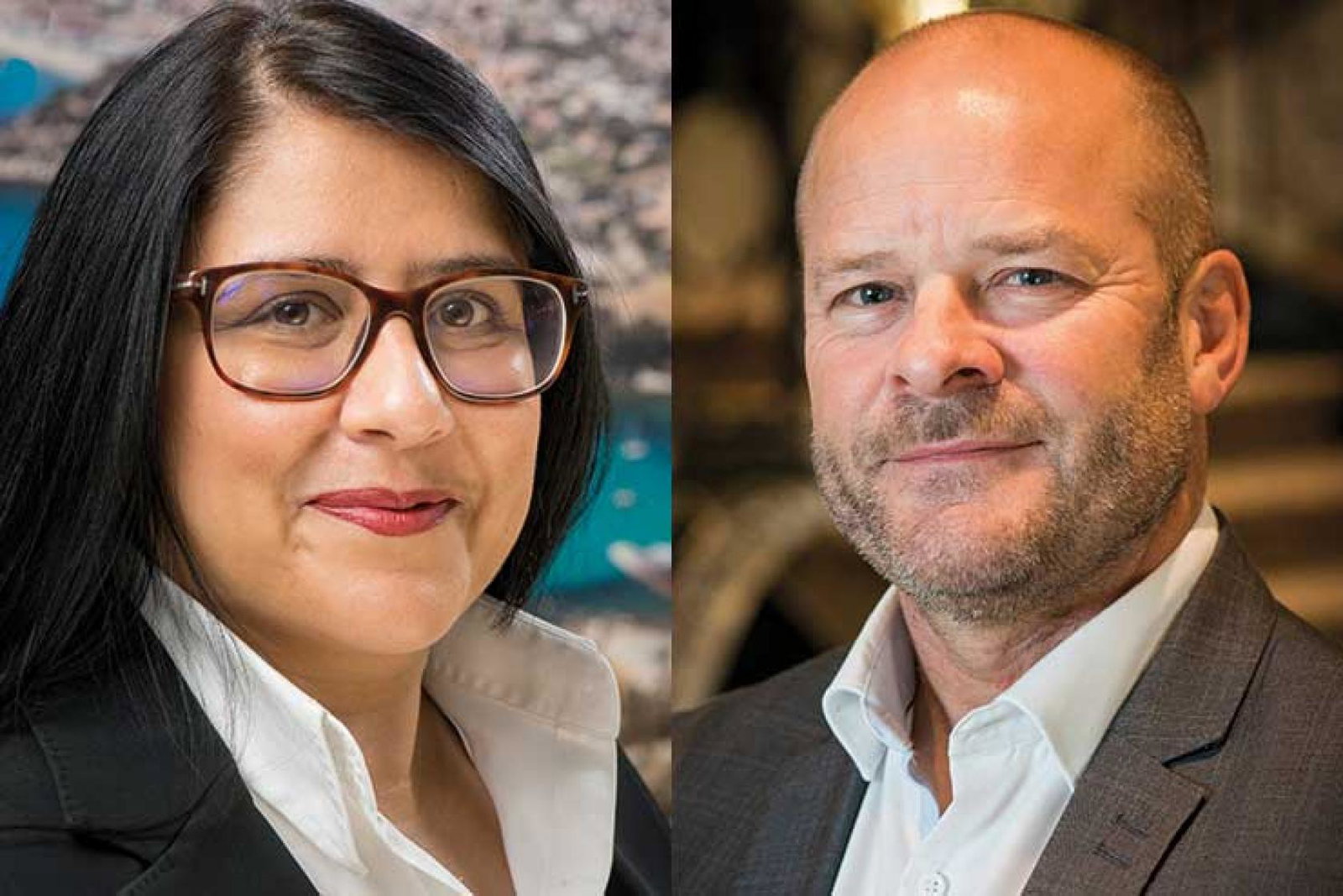 Priti Mehta and Bernard Carter